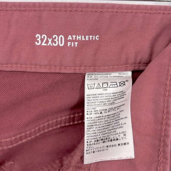 Banana Republic Factory Athletic Fit Travel Jeans Men’s Size 32x30 Velvet Rose - Picture 4 of 8